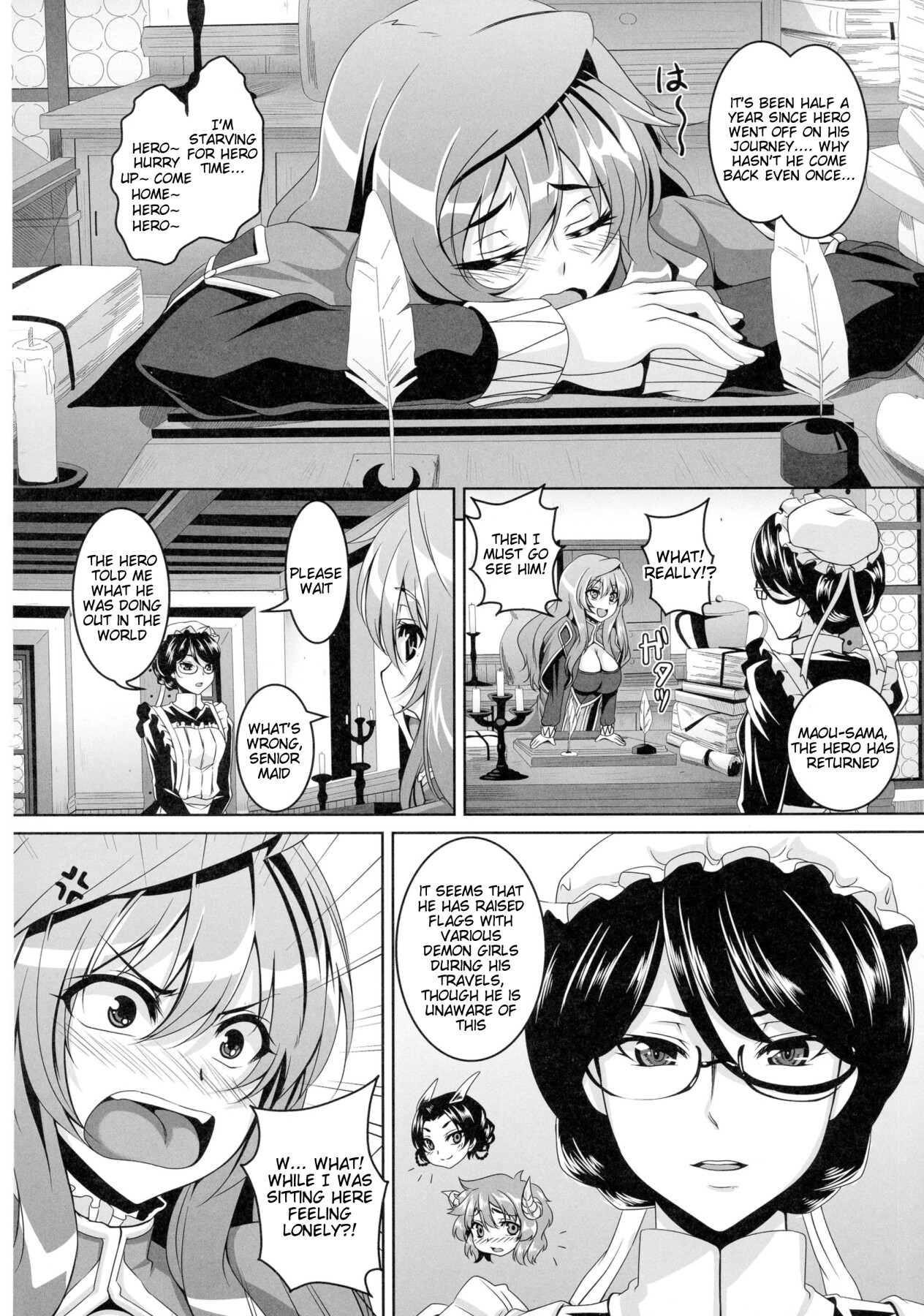 Hentai Manga Comic-Yuusha Lv Up-Read-2